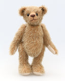 George Traditional Mohair Heirloom Teddy Bear Kit. A jointed teddy bear kit by Make A Teddy to make a 10 inch (25 cm) teddy bear. George is a very sweet teddy bear, he's straightforward to make, not too big or too small, and suitable for beginners.   We have created this kit with everything you need including the stuffing and pellets, you just need scissors and a few things you will have at home.