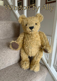 Winston PRINTED  sewing pattern by Barbara-Ann Bears to make an 18 inch traditional teddy bear