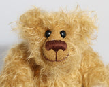 Weetabix 25 mm antique gold teddy bear mohair by Make A Teddy