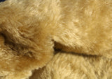 Caramel is a gorgeous blond mohair with a hint of green and a soft and fluffy 20 mm pile. It's a great colour for medium and large traditional teddy bears, the green tinge makes it particularly suitable for bears you want to look old and have a bit of character.