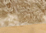 Champagne 24 mm (nearly one inch) blond, dense, distressed mohair for teddy bears with a warm beige backing Champagne is a gorgeous blond gold mohair with a soft and fluffy (nearly) 1 inch pile. It's a great colour for medium and large traditional teddy bears, it's a proper 'teddy bear' colour.