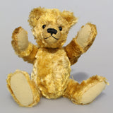 Cookie is a sweet, little, old-fashioned Barbara-Ann Bear, Cookie is about 7 inches/ 18 cm tall, he has been designed to suit both beginners and experienced teddy bear makers. Cookie is one of our smallest teddy bear patterns, it makes a bear that is quite traditional and small enough to sit in your hand.   We've used this pattern twice so far, once in very short mohair and then in crushed velvet, we think he suits mohairs between 4 and 15mm best