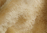 English Honey 20 mm blond gold, dense, mohair for teddy bears with a slight swirl in the pile and a beige backing English Honey is a gorgeous blond gold mohair with a soft and fluffy pile. It's a great colour for medium and large traditional teddy bears, it's a proper 'teddy bear' colour. 