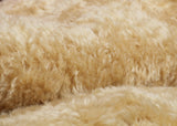Honey Truffle 25 mm (one inch) blond gold, dense, distressed mohair for teddy bears with a warm beige backing Honey Truffle is a gorgeous blond gold mohair with a soft and fluffy 1 inch pile. It's a great colour for medium and large traditional teddy bears, it's a proper 'teddy bear' colour.