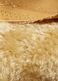 Honey Truffle 25 mm (one inch) blond gold, dense, distressed mohair for teddy bears with a warm beige backing Honey Truffle is a gorgeous blond gold mohair with a soft and fluffy 1 inch pile. It's a great colour for medium and large traditional teddy bears, it's a proper 'teddy bear' colour.