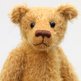 Jimmy Grimble Mohair Teddy Bear Kit. A jointed teddy bear kit by Make A Teddy to make a 9 inch/23 cm teddy bear. We have created this kit with everything you need with lovely teddy gold German mohair, apart from scissors and a few things you will have at home. The instructions are thorough and illustrated