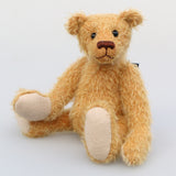 Jimmy Grimble Mohair Teddy Bear Kit. A jointed teddy bear kit by Make A Teddy to make a 9 inch/23 cm teddy bear. We have created this kit with everything you need with lovely teddy gold German mohair, apart from scissors and a few things you will have at home. The instructions are thorough and illustrated