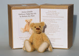 Jimmy Grimble Mohair Teddy Bear Kit. A jointed teddy bear kit by Make A Teddy to make a 9 inch/23 cm teddy bear. We have created this kit with everything you need with lovely teddy gold German mohair, apart from scissors and a few things you will have at home. The instructions are thorough and illustrated