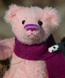 Lilly Pilly Mohair Teddy Bear Kit. A jointed teddy bear kit by Make A Teddy to make a 7.5 inch/19 cm teddy bear. We have created this kit with everything you need apart from scissors and a few things you will have at home. The instructions are thorough but we are on hand for extra support by phone