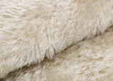 Mallow 20 mm, dense, slightly distressed, nearly white mohair for teddy bears and pandas Mallow is nearly white, it isn't a dazzlingly bright colour but a gentle soft natural colour, like a sheep' wool . It's a great colour and texture for medium and large traditional teddy bears and particularly pandas especially when coupled with our Pickled Walnut mohair.