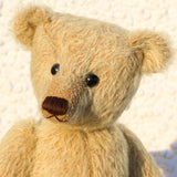 The Rabbie Teddy Bear pattern makes a sweet traditional jointed Barbara-Ann Bear about 15.5 inches (39 cm) tall. Rabbie is our latest teddy bear pattern. We think Rabbie will look great in a range of mohairs and other fabrics from the very short to relatively long (around 25mm)
