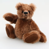 Bruno is a sweet, little, old-fashioned Barbara-Ann Bear, Bruno is about 6.5 inches/ 16 cm tall, he has been designed to suit both beginners and experienced teddy bear makers. Bruno is one of our smallest teddy bear patterns, the pattern was designed to make a sweet teddy bear quite like a little bear cub
