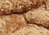Toffee Truffle 25 mm (one inch) antique gold, dense, distressed mohair for teddy bears with a cinnamon backing Toffee Truffle is a gorgeous antique gold/cinnamon mohair (it's a little redder/more ginger than Truffle) with a soft and fluffy 1 inch pile. It's a great colour for medium and large traditional teddy bears, it's a proper, old fashioned 'teddy bear' colour.