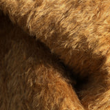Warm Cinnamon mohair has a wonderful antique gold, distressed. The mohair has an old or vintage feel, It's a great colour for smaller traditional teddy bears, or larger bears that you want to look old and loved.