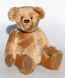 Winston jointed 18 inch teddy bear printed sewing pattern by Barbara-Ann Bears. Winston is about 18 inches (45 cm tall), his pattern uses 1/2 metre of mohair and you'll need 1 x 65 mm and 4 x 55 mm joints. Winston is a charming, cuddly, old fashioned traditional, Barbara-Ann Bear, which you can make