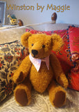 Winston PRINTED  sewing pattern by Barbara-Ann Bears to make an 18 inch traditional teddy bear