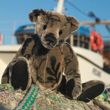 Marlowe PRINTED traditional jointed mohair teddy bear sewing pattern by Barbara-Ann Bears