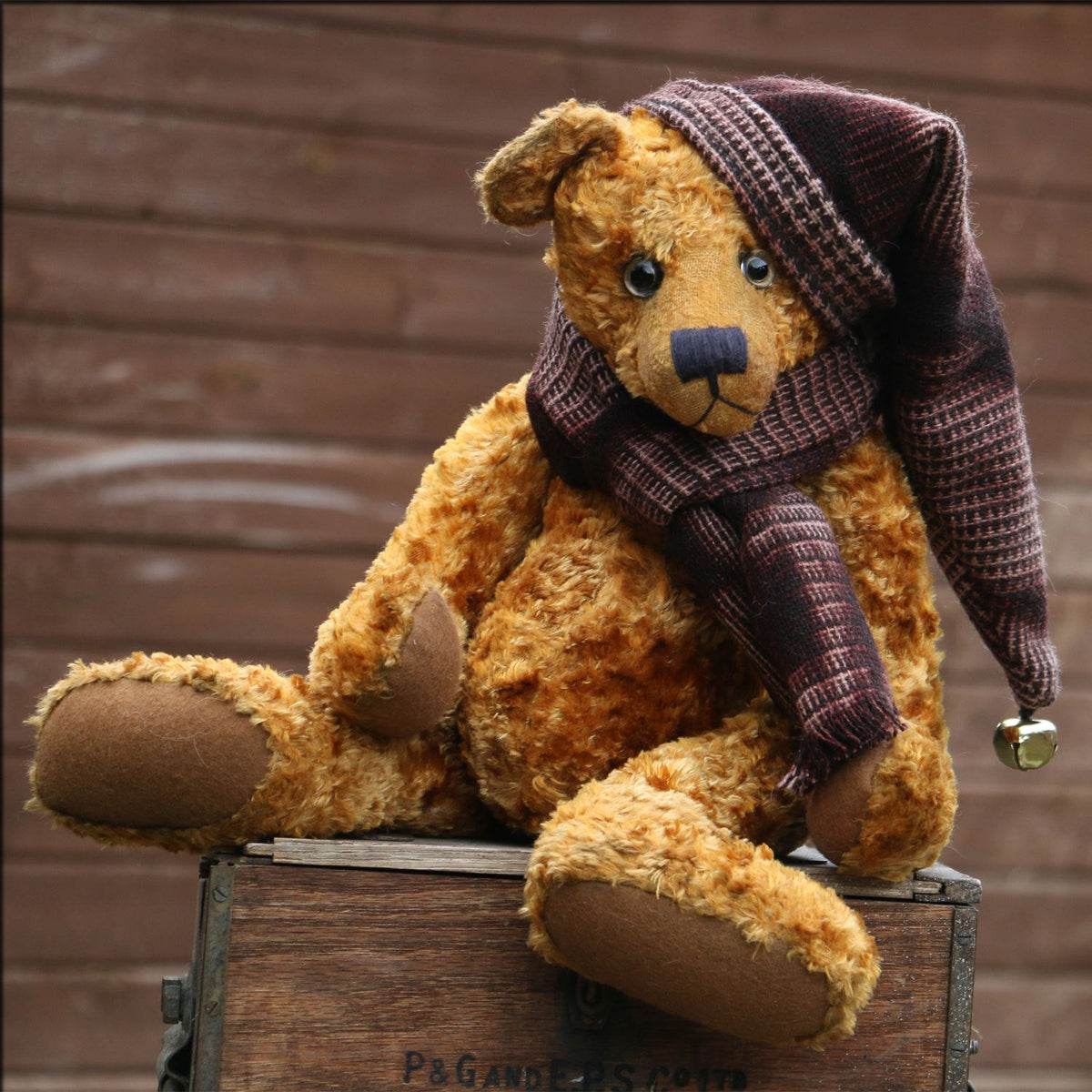 Grimble PRINTED sewing pattern by Barbara-Ann Bears for a traditional 17  inch/43cm teddy bear