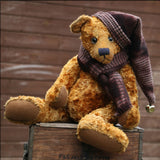 Grimble PRINTED traditional jointed mohair teddy bear sewing pattern by Barbara-Ann Bears for a traditional 17 inch/43 cm teddy bear