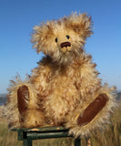 Hank PRINTED jointed mohair teddy bear sewing pattern to make a quirky 15 inch Barbara-Ann Bear