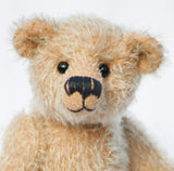 Makepeace PRINTED traditional jointed 10 inch mohair teddy bear sewing pattern by Barbara-Ann Bears