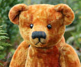 Bertie PRINTED sewing pattern for an 11 inch  jointed mohair teddy bear by Barbara-Ann Bear
