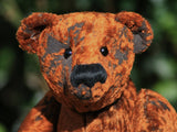 Alfred Albert PRINTED traditional jointed mohair teddy bear sewing pattern by Barbara-Ann Bears
