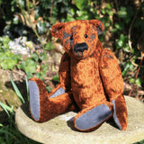 Alfred Albert PRINTED traditional jointed mohair teddy bear sewing pattern by Barbara-Ann Bears