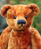 Bertie PRINTED sewing pattern for an 11 inch  jointed mohair teddy bear by Barbara-Ann Bear