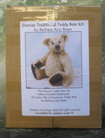 Duncan 13 inch Traditional Mohair Teddy Bear Kit by Make A Teddy