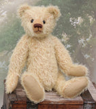 Fosdyke is a beautiful traditional mohair teddy bear