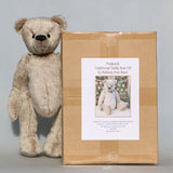 Frederick Traditional Mohair Heirloom Teddy Bear Kit. A jointed teddy bear kit suitable for a beginner by Make A Teddy to make a 15 inch (38 cm) teddy bear. Frederick is a very sweet teddy bear, he's quite easy to make and beginners have made him quite successfully.