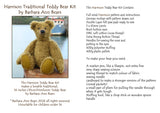 Harrison 14 inch Traditional Mohair Teddy Bear Kit by Make A Teddy