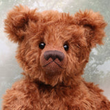 Ginger Spice 24 mm cinnamon dense distressed teddy bear mohair by Make A Teddy