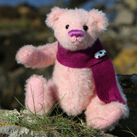 7.5 inch Mohair Teddy Bear Kit available in 4 colours by Make A Teddy choose the colour you want