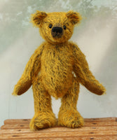 Ogilvy standing. Ogilvy Mohair Teddy Bear Kit. A jointed teddy bear kit by Make A Teddy to make a 9 inch/23 cm teddy bear.