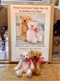 Miniature Teddy Bear Double Kit Peanut and Rosie 3.5 inch by Make A Teddy