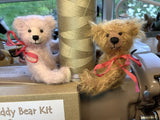 Miniature Teddy Bear Double Kit Peanut and Rosie 3.5 inch by Make A Teddy