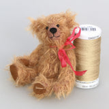 Peanut 3.5 inch Miniature Teddy Bear Kit by Make A Teddy