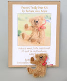 Peanut 3.5 inch Miniature Teddy Bear Kit by Make A Teddy