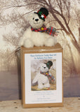 The Theo Teddy Bear Kit comes in a nice box so great for gifting. If the finished bear or kit is for a Christmas present please ask me for a free card and tag.