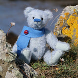 Bilberry Mohair Teddy Bear Kit. A jointed teddy bear kit by Make A Teddy to make a 7.5 inch/19 cm teddy bear. We have created this kit with everything you need apart from scissors and a few things you will have at home. The instructions are thorough but we are on hand for extra support by phone