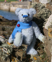 Bilberry Mohair Teddy Bear Kit. A jointed teddy bear kit by Make A Teddy to make a 7.5 inch/19 cm teddy bear. We have created this kit with everything you need apart from scissors and a few things you will have at home. The instructions are thorough but we are on hand for extra support by phone