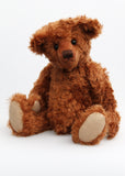 Ginger Spice 24 mm cinnamon dense distressed teddy bear mohair by Make A Teddy
