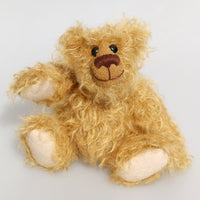 Weetabix 25 mm antique gold teddy bear mohair by Make A Teddy