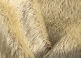 Wholemeal Spaghetti is a blond gold mohair with hint of green and a soft and fluffy pile, its backing is a dull brown this means that your bear will have contrasting brown facial features when you trim the snout.