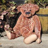 Bertie PRINTED sewing pattern for an 11 inch  jointed mohair teddy bear by Barbara-Ann Bear